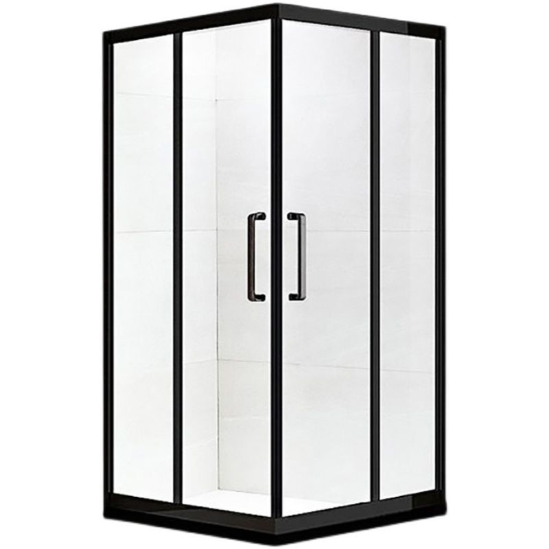 Framed Black Shower Enclosure Clear Easy Clean Glass Shower Enclosure