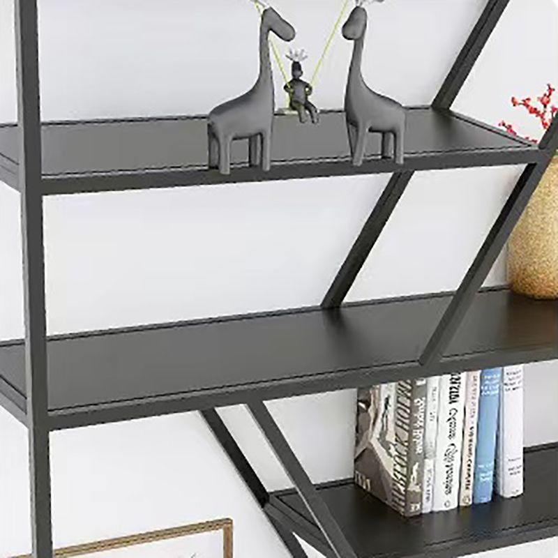 Contemporary Bookshelf Metal Open Shelf Bookcase for Study Room