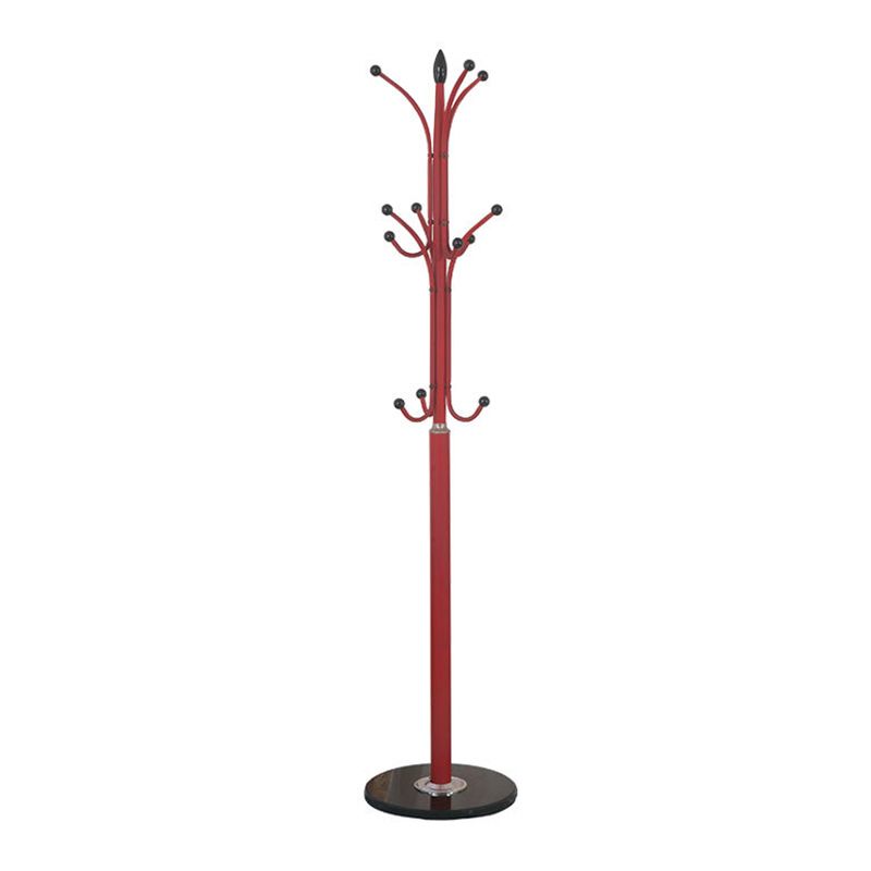 Entry Hall Tree Industrial Wood Free Standing Hallway Coat Hanger