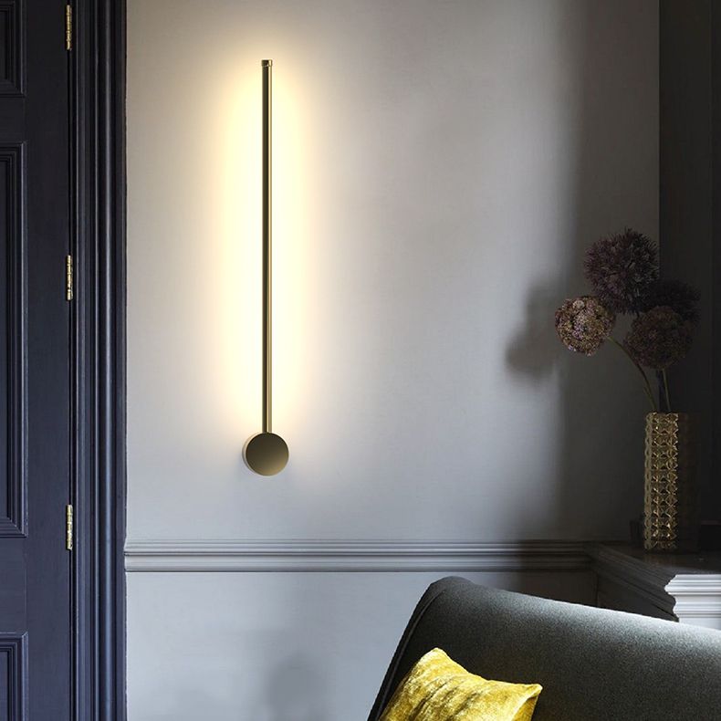 Luz de pared LED de forma de franja de pared de aluminio de estilo nórdico para sala de estar para sala de estar