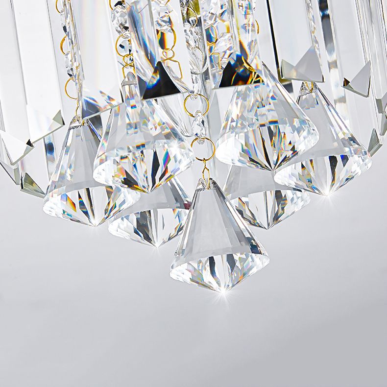 Modern Ceiling Lamp Creative Crystal Shade Flush Mount Light Fixture