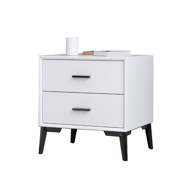 Wooden Bedside Cabinet Modern Minimalist Bedside Table with Legs