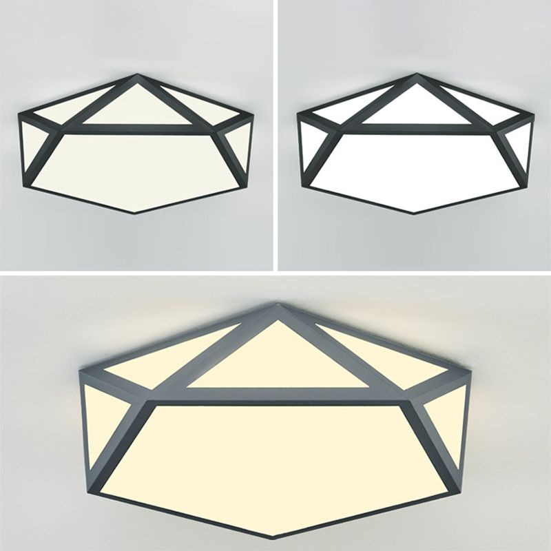 Diamond Flush Mount Ceiling Light Modernist Acrylic Ceiling Flush Mount for Living Room