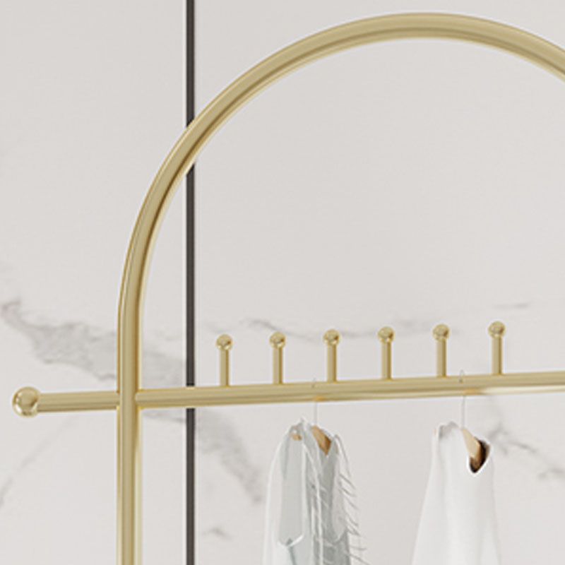 Modern Coat Hanger Rack Free Standing Coat Hooks Coat Rack with Storage