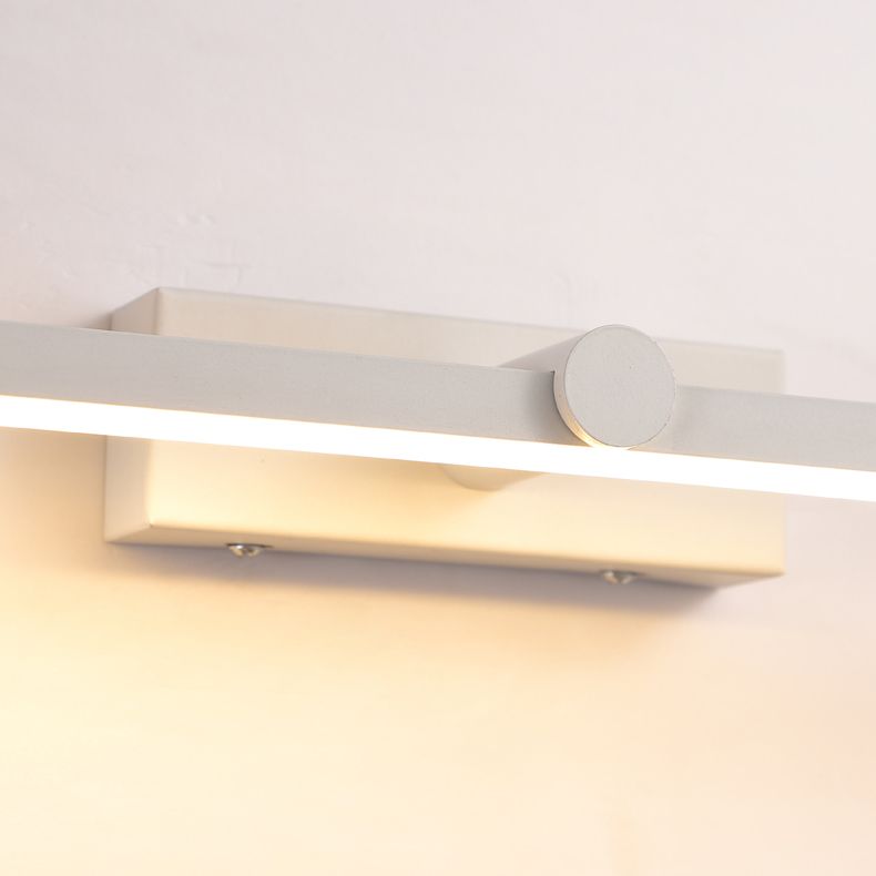 Modern Style Linear Shape Wall Lighting Metal 1 Light Wall Lights for Bathroom