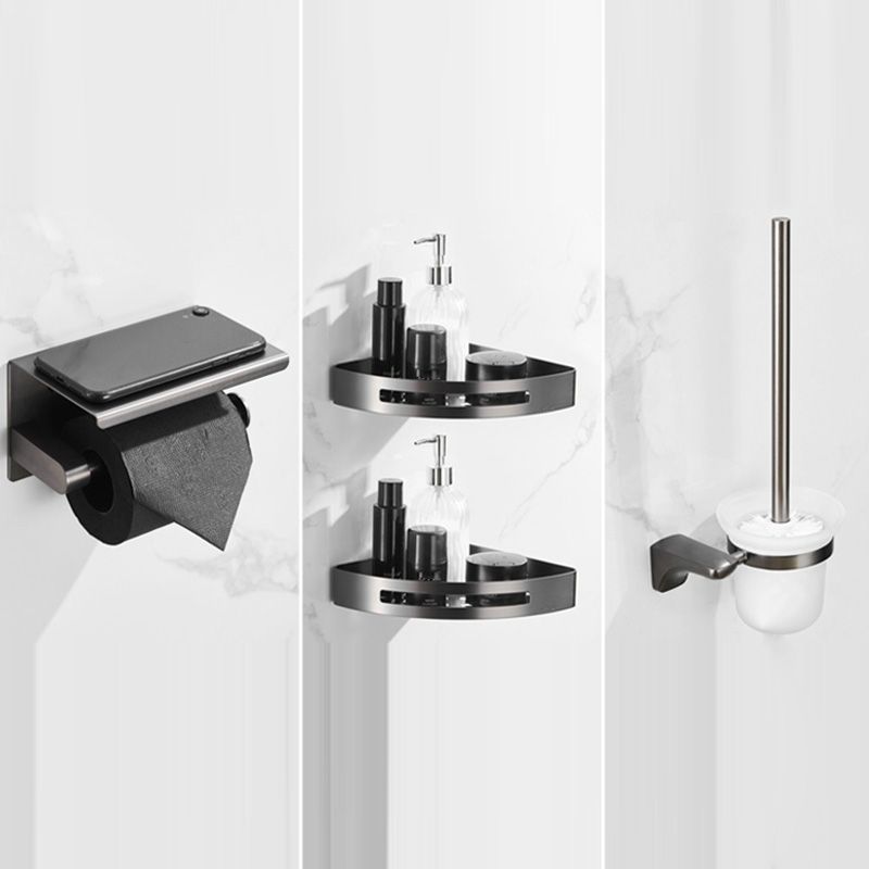 Modern Bathroom Accessories Hardware Set Grey Bathroom Accessory Kit