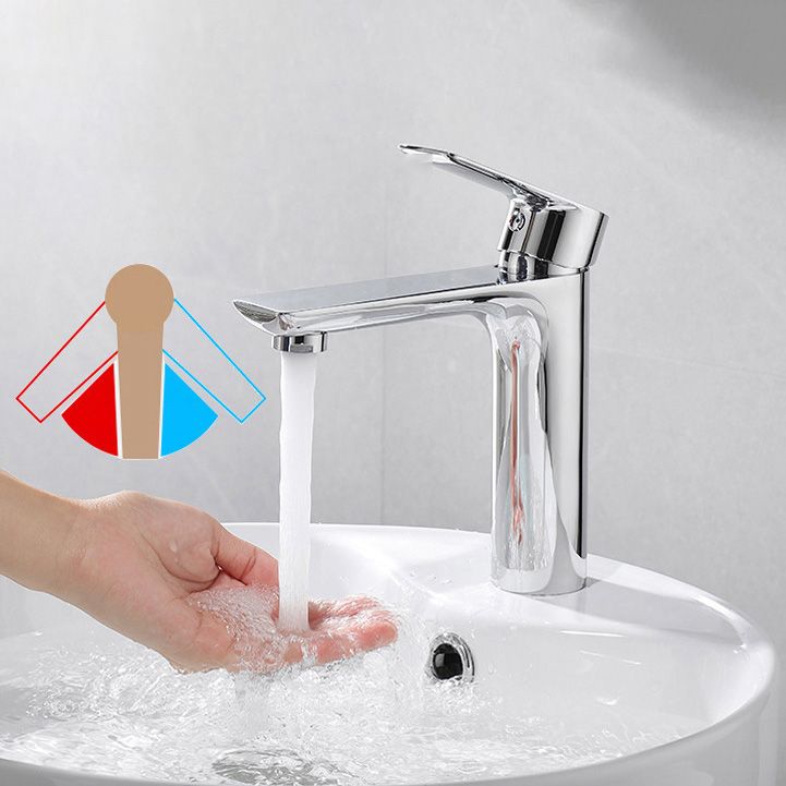 Contemporary Style Faucet Single Lever Handle Vessel Sink Faucet