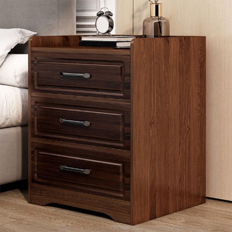 Contemporary Accent Table Nightstand Drawer Storage Bed Nightstand