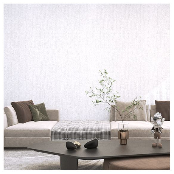Contemporary Flax Wall Covering Paneling Textured Wall Interior Wear Resistant Plank
