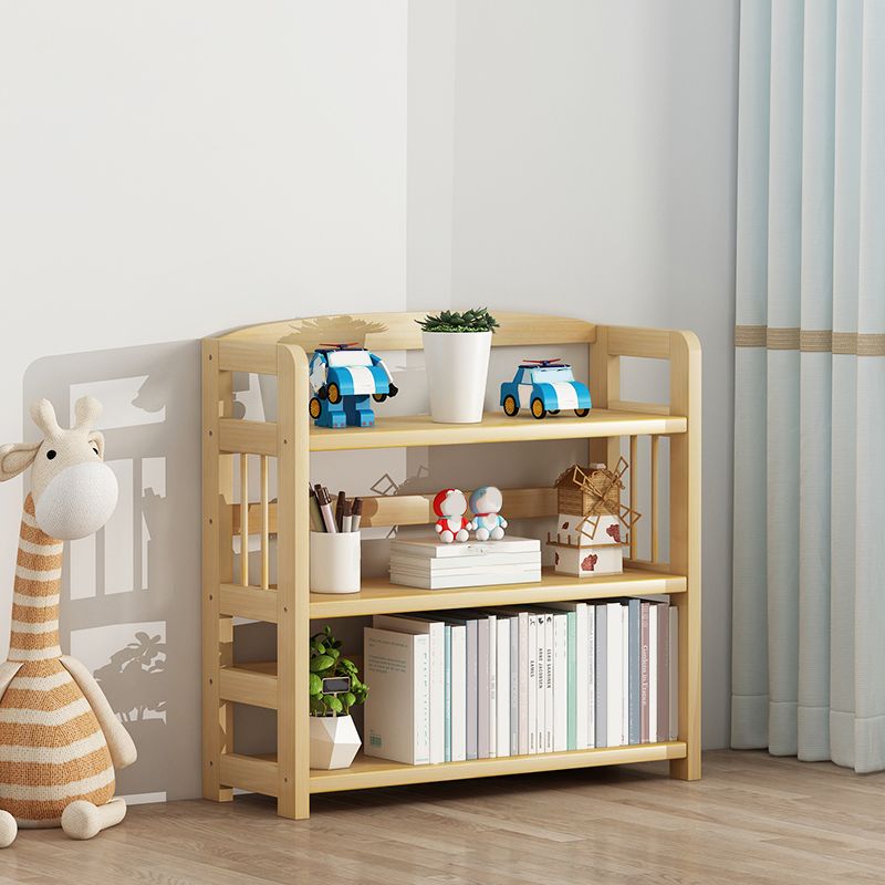 Scandinavian Pine Book Shelf Freestanding Standard Kids Bookshelf