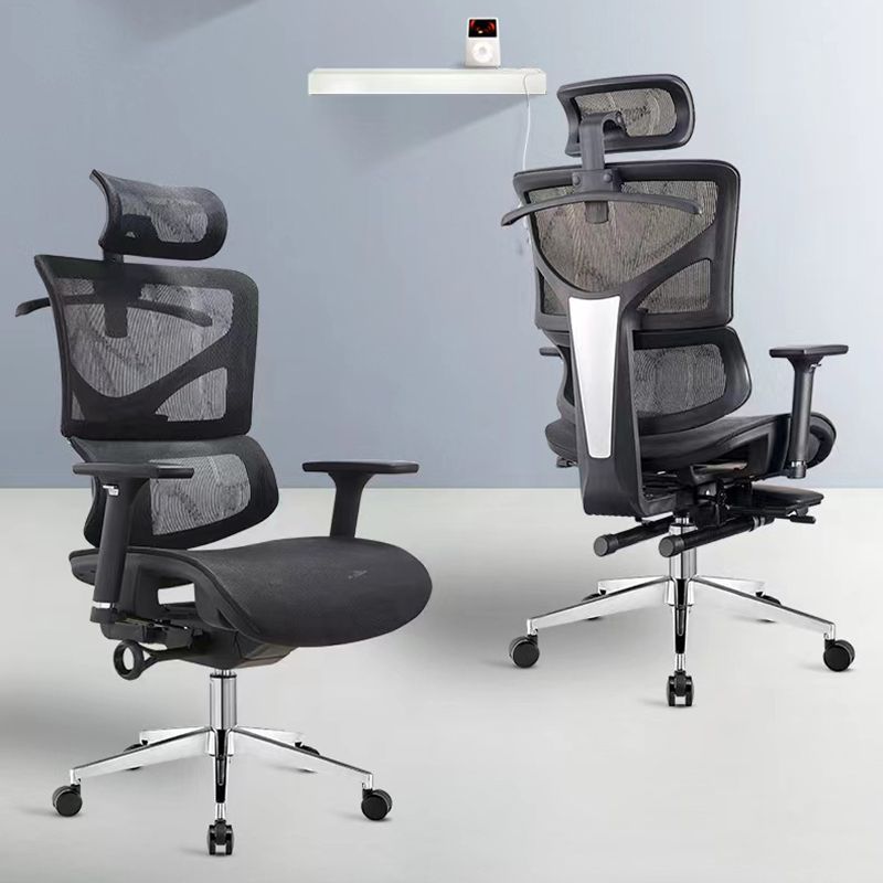 Modern Desk Chair Mesh Computer Chair High-Back Adjustable Chair with Wheels