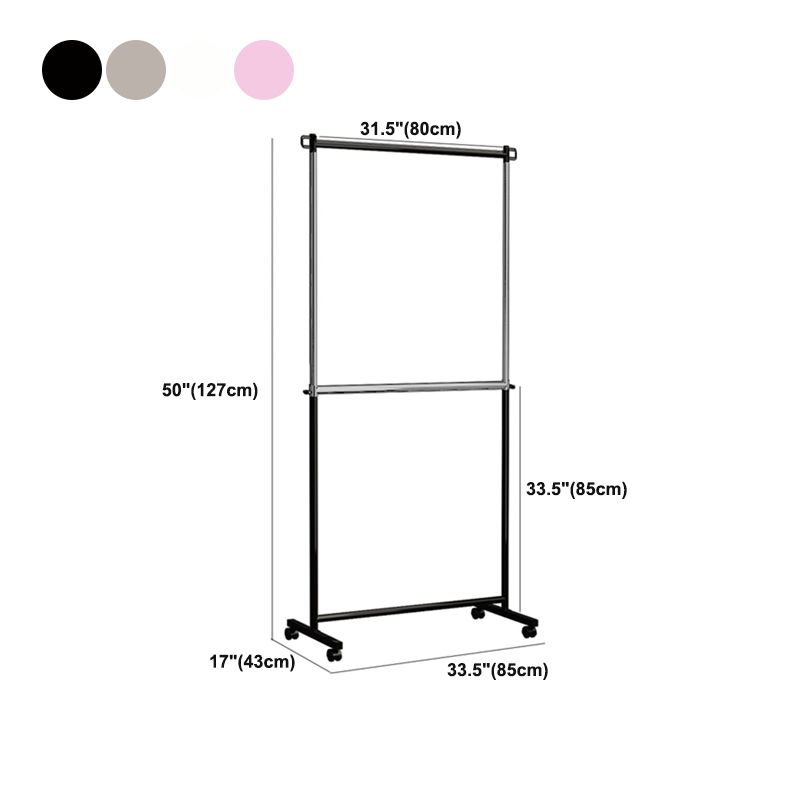 Industrial Entryway Kit Metal Free Standing Hall Coat Hanger