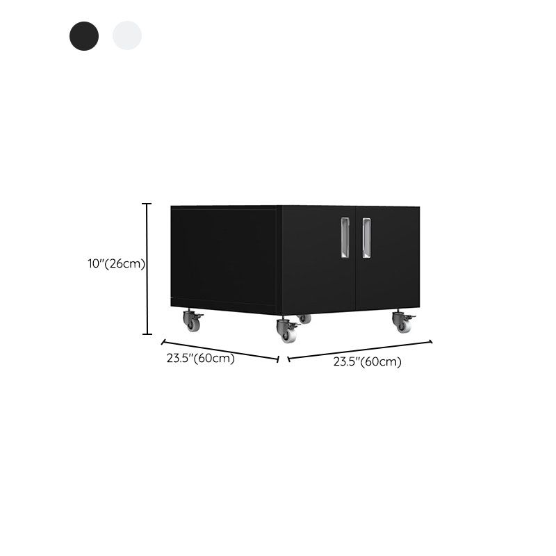 Contemporary File Cabinets Metal Frame Lateral File Cabinets on Wheels Office