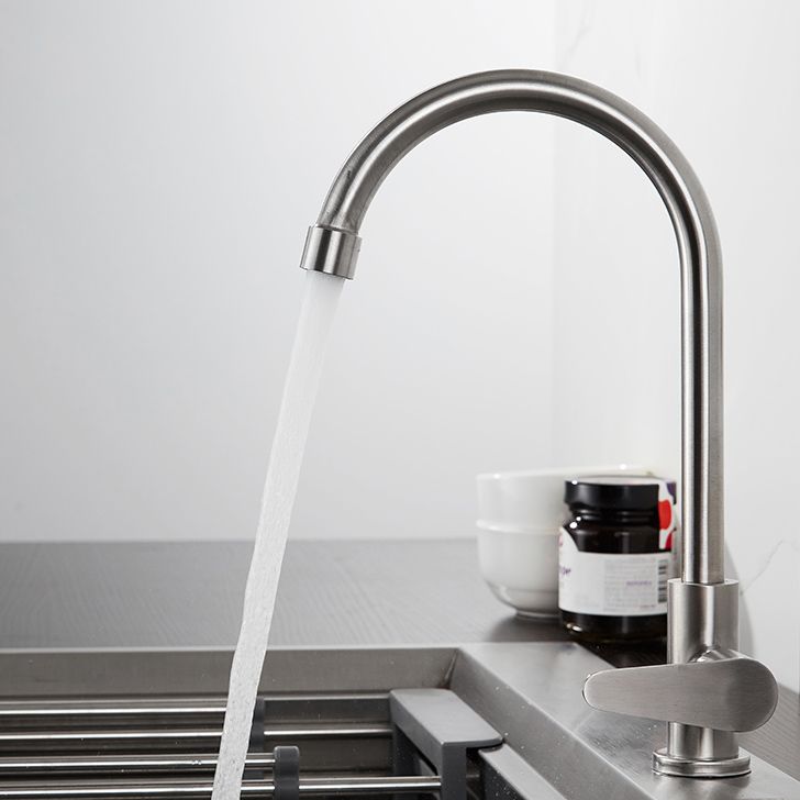 Contemporary High Arc Kitchen Faucet Single Handle Kitchen Faucet