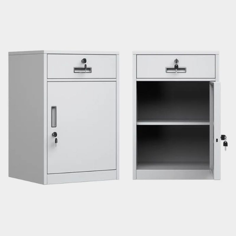 Vertical Filing Cabinet Metal File Cabinet with Lock and Storage