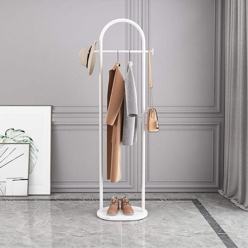 Contemporary Coat Rack Metal Free No Distressing Standing Hall Tree Coat Hanger