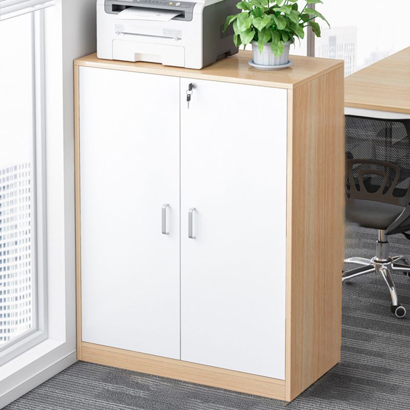 Modern Vertical File Cabinet Wood Filing Cabinet with Locking Drawers