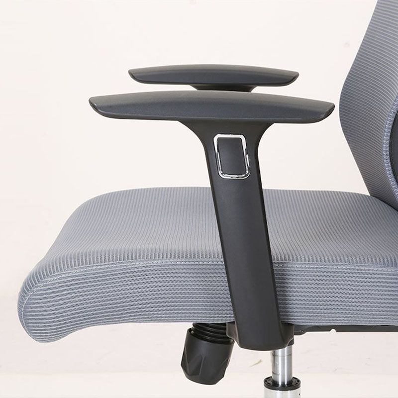 Modern Mesh Computer Chair Mid Back Chair with Wheels No Distressing