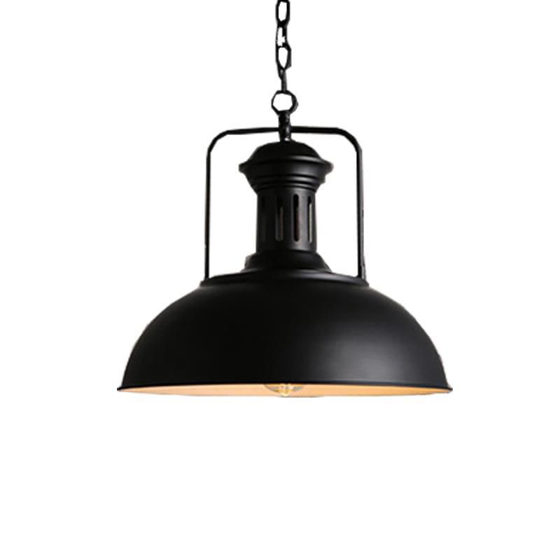 Schüsselform hängende Beleuchtung Industrial Style Metal 1 Light Hanging Lamp für Restaurant