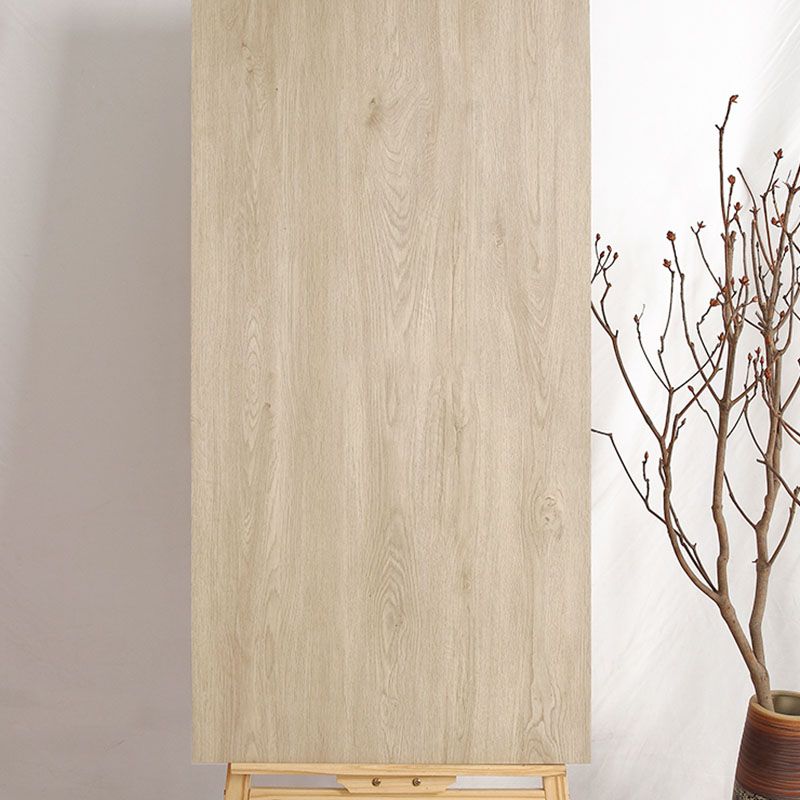 Non-slip Floor Tile Wood Texture Design Rectangle Straight Edge Floor Tile for Living Room