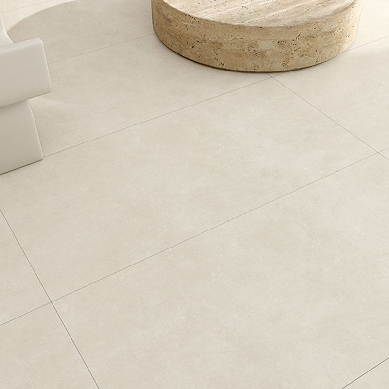 Rectangle Tile Solid Color Straight Edge Texture Design Floor Tile