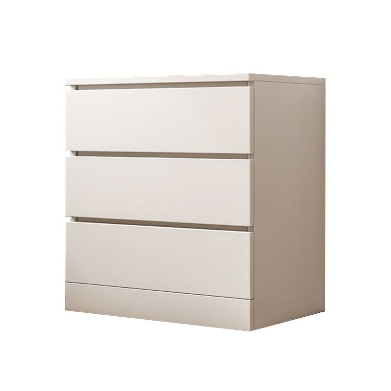 23.5" X 16" Vertical Storage Chest Modern Wood Storage Chest in White and Brown