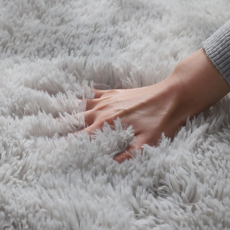 Alfombra de la alfombra del área lisa redonda alfombra de poliéster alfombra para la decoración del dormitorio