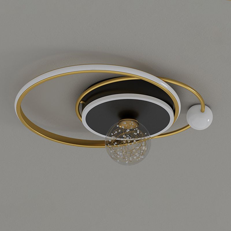 Modern Concise Style LED Ceiling Light Fixture Study Room Light Bedroom Light