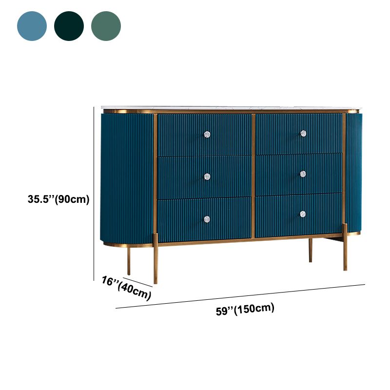 Wood Sideboard Contemporary Style Side Board for Dining Room