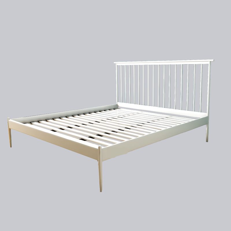 Modern Slat Standard Bed No Theme Metal Tall Clearance Panel Bed