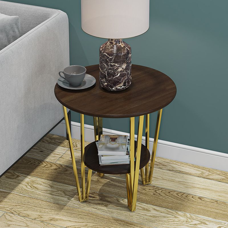 20.8"/22.8" Tall 3 Legs /4 Legs End Table Wood Round Side End Table for Living Room