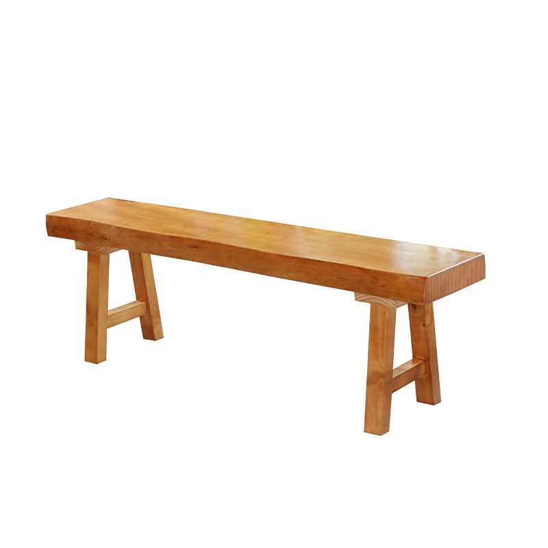 11.7-inch Width Modern Seating Bench Solid Wood Rectangle Bench