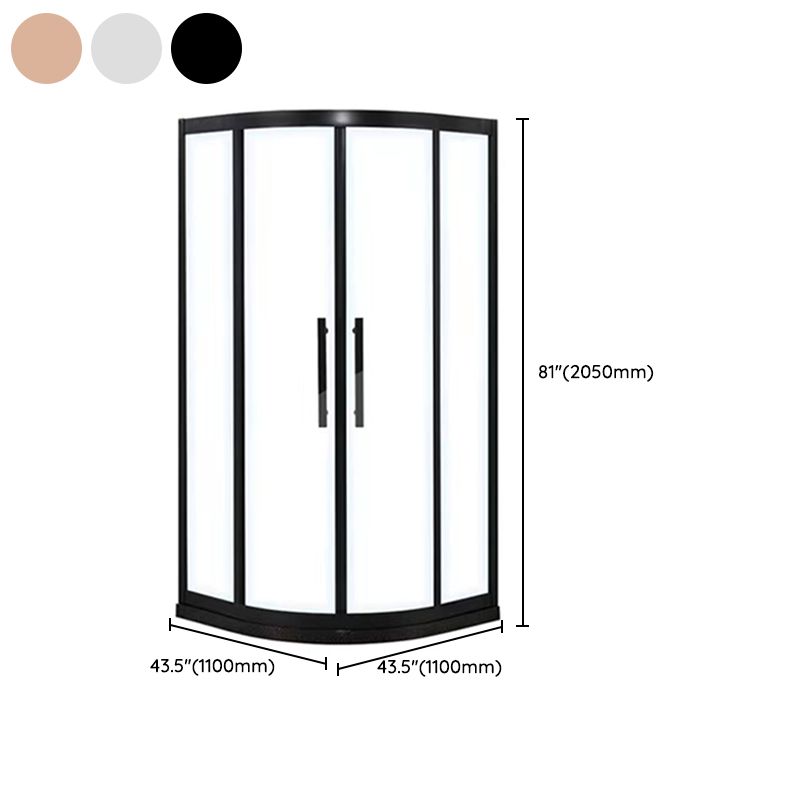 Stainless Steel Shower Enclosure Neo-Round Shower Enclosure on Corner