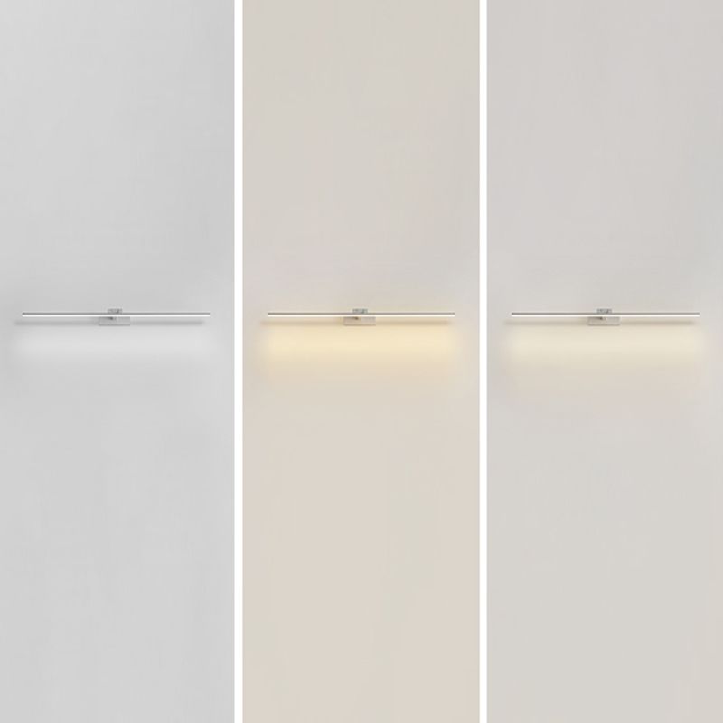 Modern Minimalist Style Linear Wall Mounted Vanity Lights Aluminum Vanity Wall Sconce for Bathroom