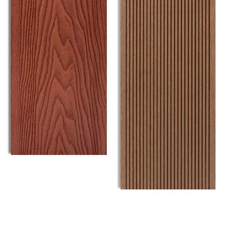 Rectangle Composite Deck Plank 157.5" x 5.5" Outdoor Patio Flooring Plank