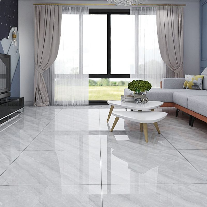 Wall & Floor Tile Marble Print Living Room Porcelain Square Indoor Floor Tile