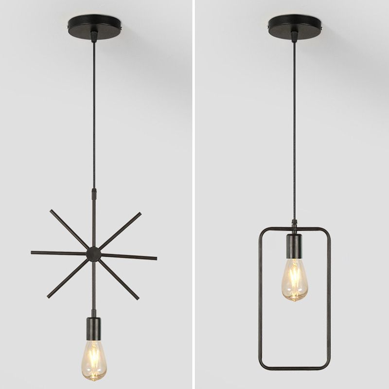 Industrial Minimalist Geometric Farmhouse Ceiling Light for Dining Room Coffee Shop