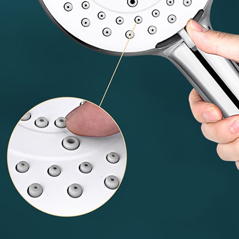 Modern Round Hand Shower 3 Sprays Pattern Wall-Mount Hand Shower