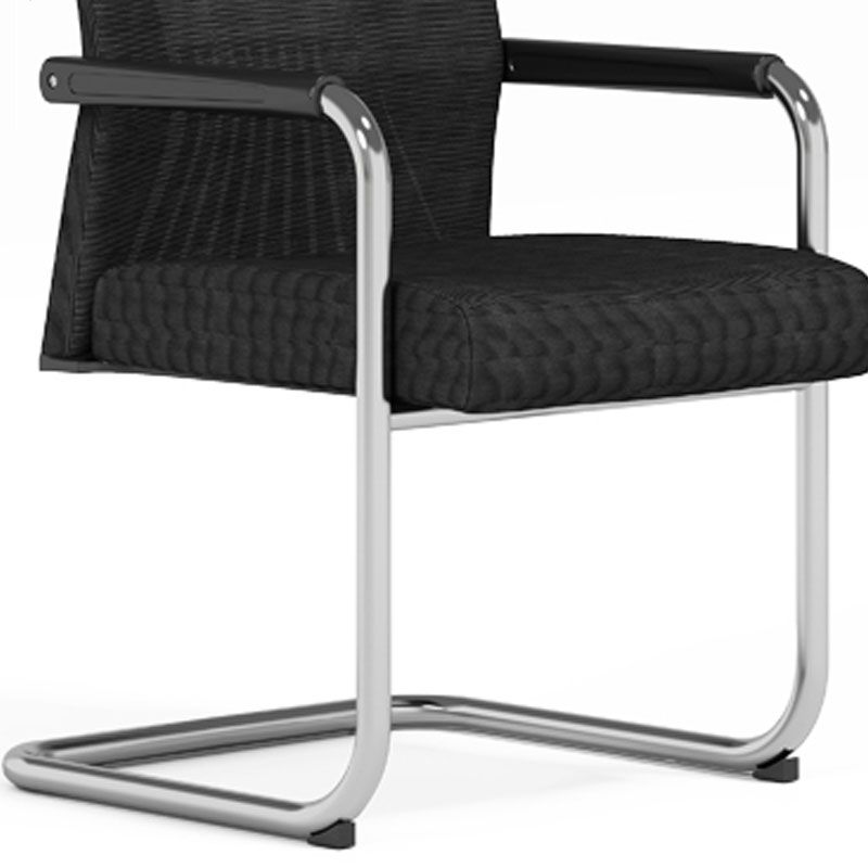 Contemporary Fixed Arms Office Chair High Back Office Desk Chair