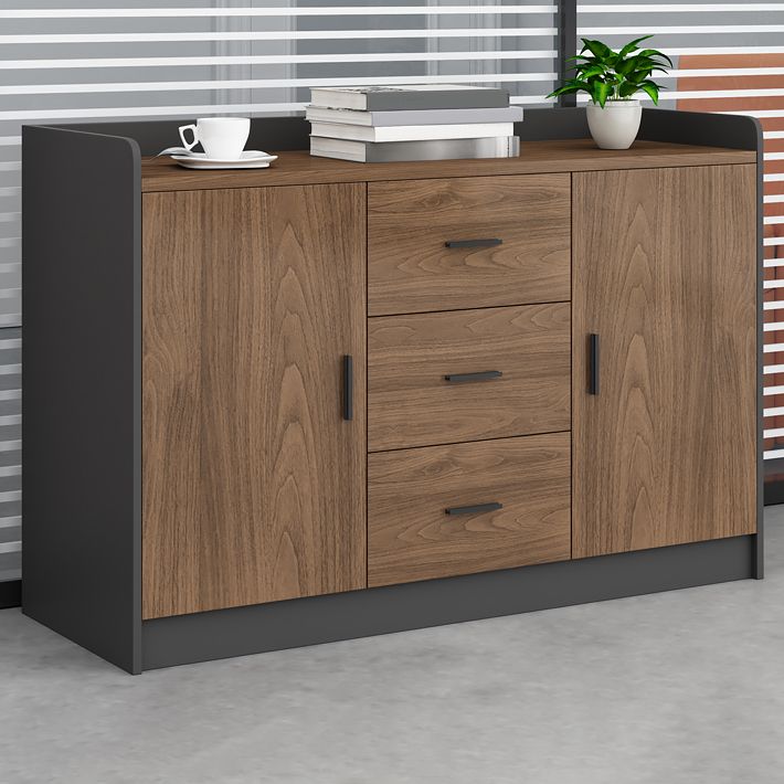 Traditional Cabinet Wood Storage Shelves Filing Cabinet for Office