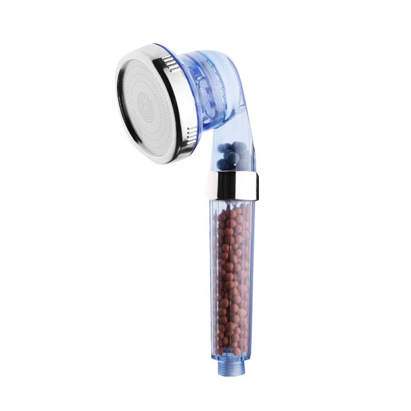 Bathroom Shower Head Plastic Water Filtration Round Handheld Shower Head