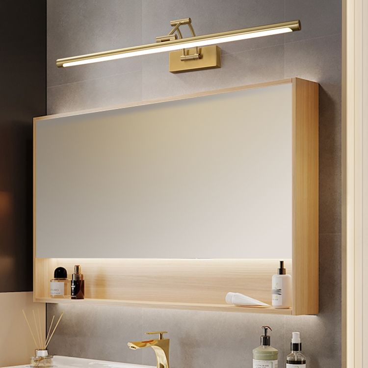 1-Light Linear Vanity Sconce Modern Style Metal Sconce Lights