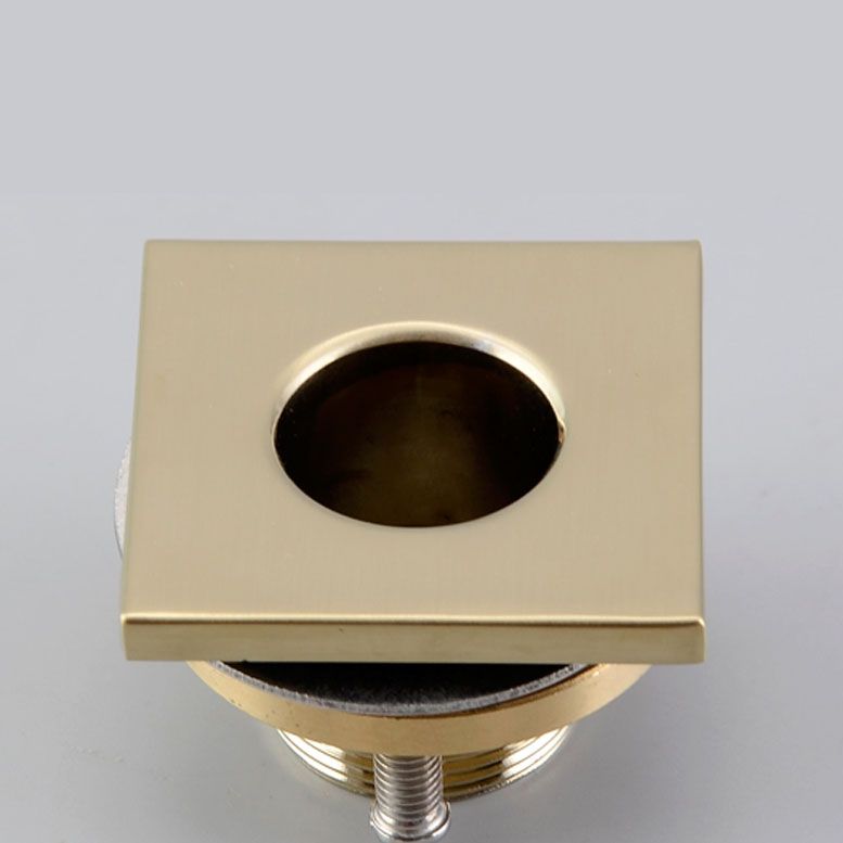 Modern Square Brass Tub Faucet with 2 Handles Deck Mount Bathroom Faucet