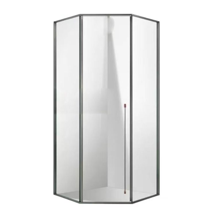 Framed Tempered Shower Bath Door Transparent Bi-Fold Shower Door