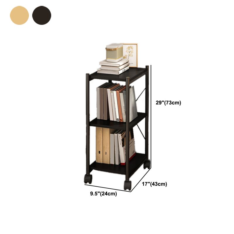 Modern Style Movable Etagere Bookcase Steel Home Office Bookshelf