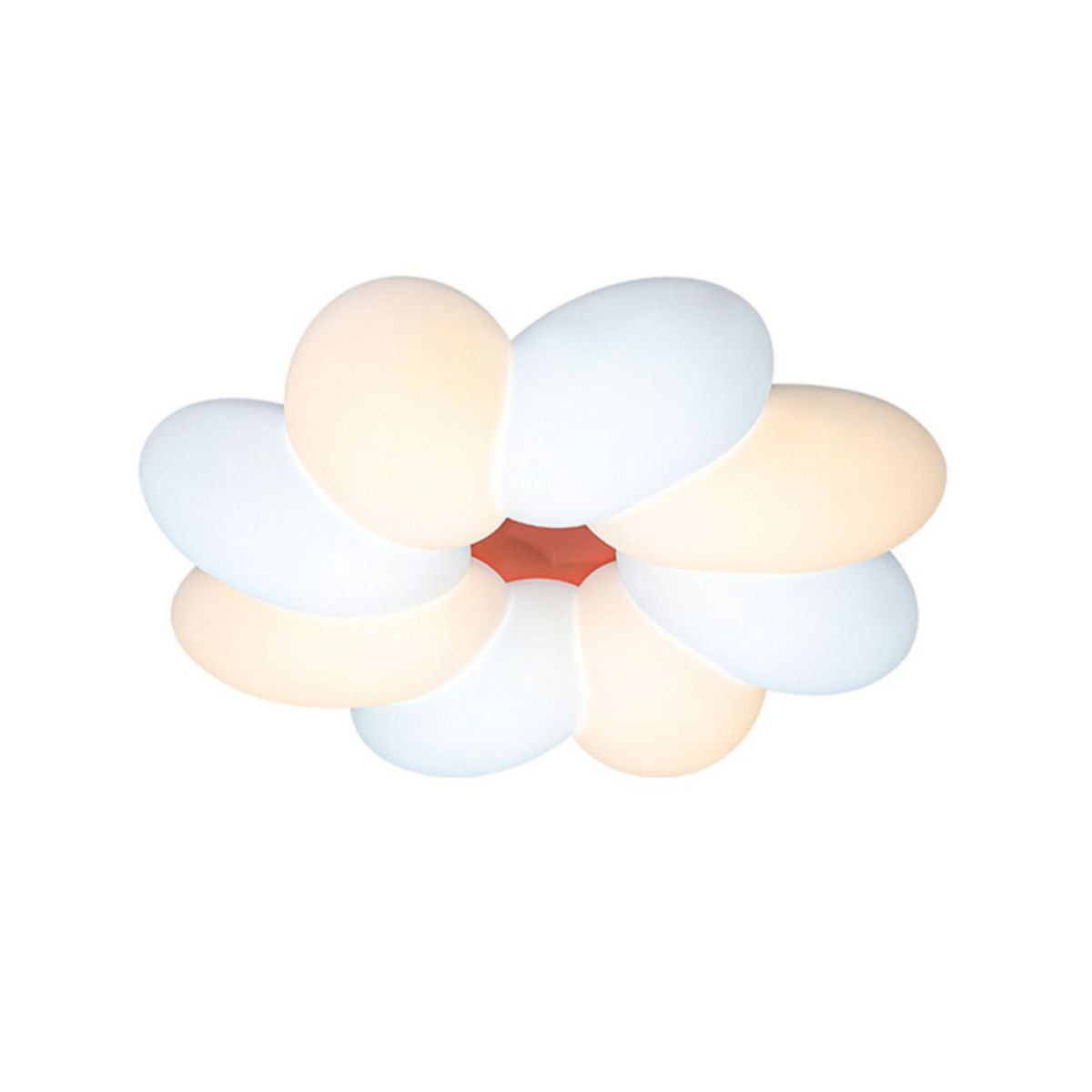 Floral Metal Ceiling Lighting Minimalist Style LED Ceiling Lamp