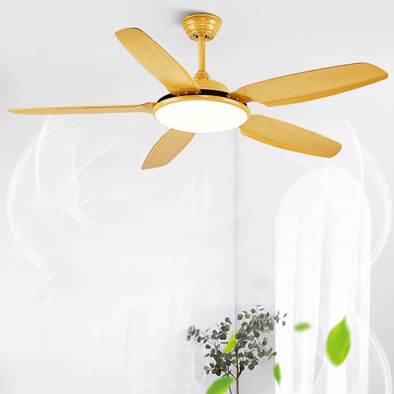 Simple LED Ceiling Fan Light Fixture Modern Ceiling Lamp for Bedroom