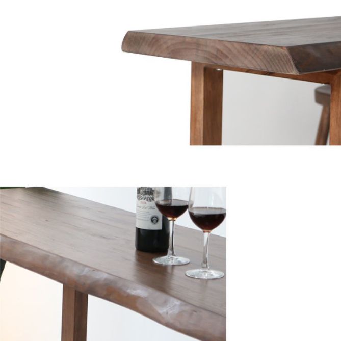 Contemporary Style Dining Wooden Table Bar Counter Table for Kitchen