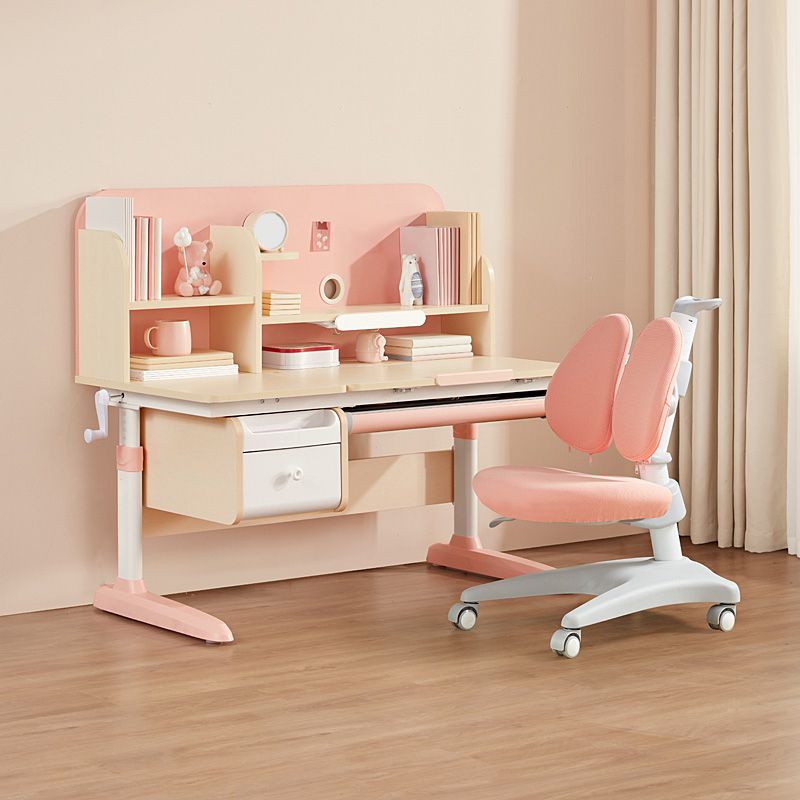 Writing Desk Home Wooden Multifunctional Lifting with Storage Drawer Desk and Chair