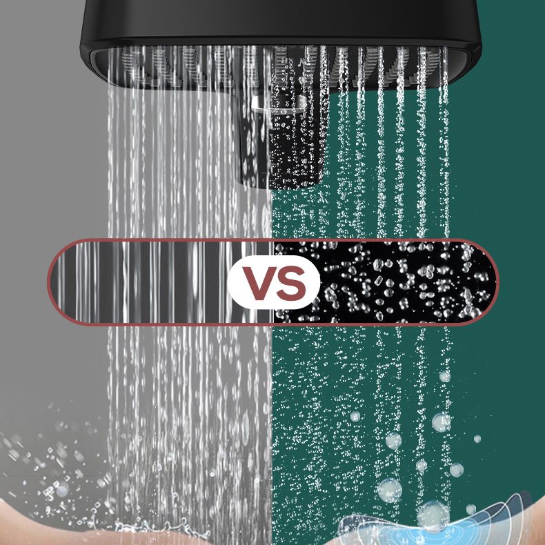 Contemporary Handheld Shower Head Square Three-speed Spray Head